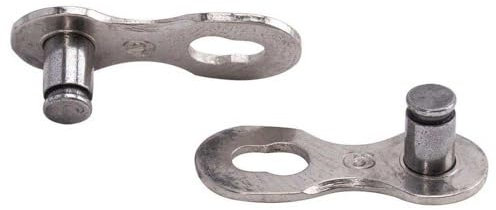 Point Unisex – Erwachsene QR Connector Kettenschloss, Silber, Einheitsgröße