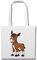 Reifen-Markt Tasche Umhängetasche ESEL - TIERPARK - ZOO - ZOOBESUCH - ESELKUTSCHE Einkaufstasche Schulbeutel Turnbeutel in Weiß