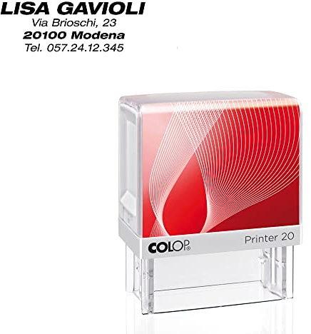 COLOP PRINTER20 Textstempel Printer 20, 4-zeilig, konfigurierbar