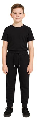 A2Z 4 Kids Boys Girls Joggers Jogging Pants Tracksuit Bottom Sweatpants Fleece Casual School Trouser Age 2 3 4 5 6 7 8 9 10 11 12 13 Years | Soft Warm Casual Fleece Jogging Pants for School and Daily Wear