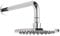 Milano Mirage 200mm Round Fixed Rainfall Shower Head Wall Mounted Arm - Chrome