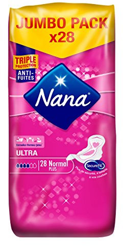 Nana Ultra Normal Plus Slipeinlagen, 28 Stück, 4 Packungen