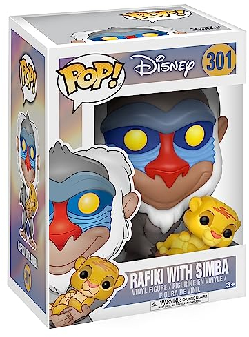 Funko Pop! Disney Lion King Rafiki With Baby Simba - The Lion King - König der Löwen, der - Vinyl-Sammelfigur - Geschenkidee - Offizielle Handelswaren - Spielzeug Für Kinder und Erwachsene