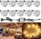 10er Set Led Bodeneinbaustrahler DC12V Ø30mm 0.6W LED Boden Licht IP67 Wasserdicht Led Einbaustrahler Außen Terrasse Küche Garten Led Lampe