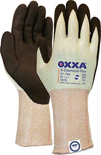 OXXA 8718249046230 x-diamond-flex Schnitt 5, schwarz/hellgrün, Größe 10
