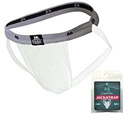 MM Edition Supporter, Jockstrap Uomo, Bianco/Grigio, L