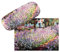 VON LILIENFELD Brillenetui Claude Monet: Der Garten Kunst Motiv Etui Brille Mikrofaser Brillenputztuch Brillenbox Stabiles Hardcase Set mit Stoff bezogen