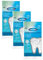 DenTek Sensitive Clean - 3 x 40 bastoncini di filo interdentale per gengive sensibili, denti stretti, pulizia dei denti interdentali, gusto menta, fluoride, stuzzicadenti