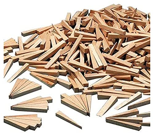 Karl Dahm Fliesen Holzkeile I 100 Fliesenkeile I Länge: 55 mm, Höhe: 8 mm I Leichtes Fliesen legen mit professioneller Fliesen Verlegehilfe – 11175