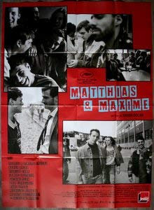 Matthias & Maxime Kino-Poster (Format 160 x 120 cm, gefaltet) Xavier Dolan Gabriel d'Almeida Freitas 2019