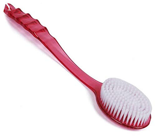 Runme Langstieligen Badewanne Dusche Rückenbürste PET Körper Scrubber PS Kunststoff Massagehautreinigungswerkzeug