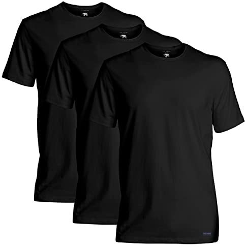 Ted Baker Herren 3-Neck atmungsaktiv Stretch Baumwolle Pack T-Shirt