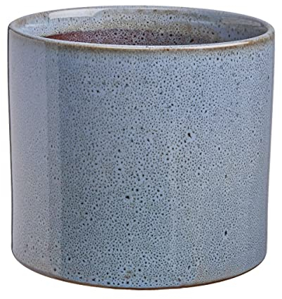 BUTLERS Blumentopf Ø 15cm Steinzeug glasiert -Glaze- Pflanzentopf für innen und außen | Übertopf zur Dekoration von Balkon, Küche, Fensterbank, Pflanzregal, Wohnzimmer