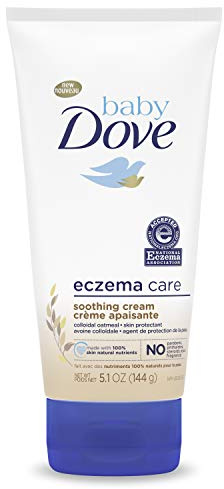 Baby Dove Soothing-Cream To Soothe Delicate Baby Skin Eczema Care No Artificial Perfume or Color, Paraben Free, Phthalate Free 5.1 oz