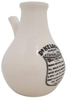 Dr Nelson’s Improved Inhaler, Vocal Steamer White, Complete with Mouthpiece, Large Size : 1000ml