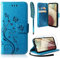 AROYI Lederhülle Kompatibel mit Samsung Galaxy A12 / M12 Hülle und Schutzfolie, Flip Wallet Handyhülle PU Leder Tasche Case Kartensteckplätzen Schutzhülle Kompatibel mit Samsung Galaxy A12 (Blau)