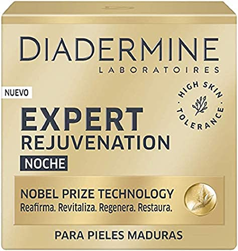 Diadermine Expert Verjüngende Nachtcreme, 50 ml, Zellverjüngung, für reife und anspruchsvolle Haut, Nobelpreistechnologie