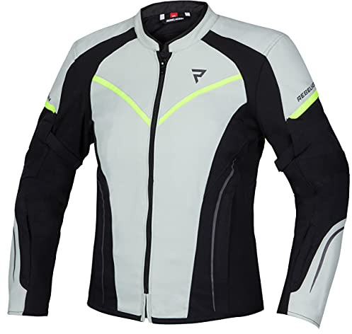 REBELHORN Luna Lady Textile Motorradjacke für Frauen Ellbogen- und Schulterschutz Membranbelüftung Reflektierende Elemente 4 Taschen CE-Zertifizierung