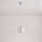 YONIISEA Vertigo Suspension 140cm pour Abat jour, Restaurant, Bar, Café,Blancen Fibre de Verre/Polyuréthane, Simple et Créative Lustre Vertigo E27 pour Restaurant, Abat-Jour (Max 40w),Blanc