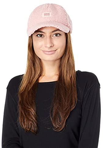 UGG Sherpa verstellbare Baseballkappe, Rosa Wolke, Einheitsgröße