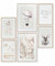 Heimlich® Premium Poster Set OHNE Bilderrahmen | 2 x DIN A3 & 4 x DIN A4 - ca. 30x42 & 21x30 | Stilvolle Poster Collagen mit passenden Bilder als Wanddeko » Pastell Kinderzimmer «