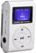 FEBT Music Player, MP3 Player Mini MP3 Sports Back‑Clip LCD Screen Ultra‑lightweight 32GB FM Radio Voice Recorder for Outdoor(Silver)