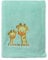 CREVENT 75 x 100 cm leichte, gemütliche, Flauschige, warme Fleece-Decke für Kinderwagen, für Mädchen, Jungen, Kleinkind, Kinderbett, Kinderbett, Kinderwagen – Grüne Giraffe