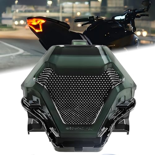 DREAMIZER Luces Led para Moto MT07 Luces Trasera LED para Motocicleta, Secuencial Integrada Luz de Freno Intermitentes Compatible para FZ07 2014-2017 MT25 MT03 YZF R3 R25 2014-2021