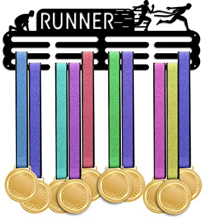 PandaHall Espositore per Medaglie Porta Medaglie Corridore Porta Medaglie Premi Appendiabiti per Nastro Espositore per Medaglie Appendiabiti da Parete Espositore per Medaglie Sportive per Atleti