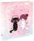 goldbuch 35 299 Ordner Music for Cats, Aktenordner 28,5 x 32 x 5 cm, Einband aus Kunstdruck, Hefter mit Hebelmechanik, Heftordner Rosa, Motiv Katzen, Heftordner für Mädchen und Jungen