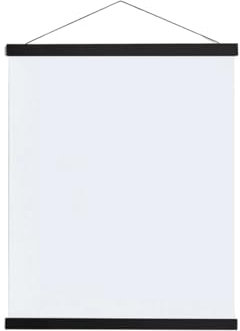 Artesta Posterleiste Magnetisch Schwarz 20cm