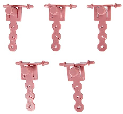 Hztyyier Tensores de Máquina de Tejer de 5 uds., Adaptador de Tensores de Plástico Duradero Antiadherente Ergonómico, Accesorios de Repuesto para Costura