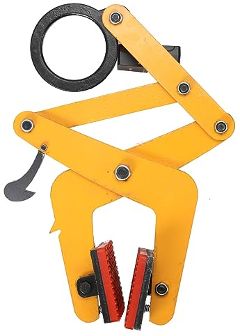 Lfhelper Bordsteinzange 390kg 30-85mm Versetzzange Bordsteinversetzzange Tragezange Treppenstufenzange Steingreifer Steinausheber Stahl Pflasterträger Bordsteinträger zum Anheben transportieren