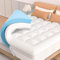 Gel Topper 140x200cm 10cm Höhe Matratzentopper mit Zwei Schichten, AprLeaf Matratzen Topper bequemem aus 2,5cm kühlende Kopfkissenauflage und 7,5cm Gel Memory Foam, mit tiefem Tasche