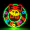 FITNATE Weihnachten Led Schild, Weihnachtskranz Neonschild, Merry Christmas, USB-betrieben und 5 Helligkeitsstufen, Neonlichtschilder für Weihnachtsfeier, Schlafzimmer, Bar,Geschäft, Weihnachtsparty