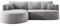 DomoHome - Moderne Ausziehbare Ecksofa Fiore Mit Schlaf-Funktion, Couch mit automatischer Auffaltung, Sofa, Schlafcouch Links 284x183x82 cm Salvador 14