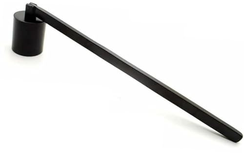 Wxinsheng Kerzenlöscher,Dochtschere,Sicherheit Kerzenschere Dochtschere,Langstieliger Kerzenlöscher Zange, Kerzenlöscher Edelstahl,Kerzenlöscher, Dochtlöscher,für die meisten Kerzen (Schwarz)