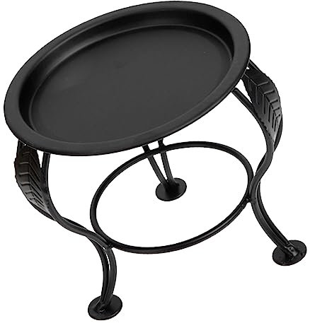 FONDOTIN Dreibein Blumenständer Aus Schmiedeeisen Für Töpfe Tisch Pflanzenhalter Balkon Blumentopfständer Geländer Pflanzkästen Pflanzenständer Dekorativer Outdoor Terrarium