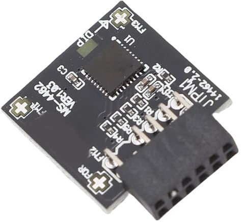 TPM2.0 Verschlüsselungssicherheitsmodul 12Pin SPI Interface Ersatz TPM2.0 Verschlüsselungssicherheitsmodul Erweiterte Sicherheit für Motherboards der B550 A520 -Serie
