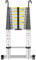 EOXCIIU Telescopic Ladder 5.8m, Aluminium Extendable Ladder with Hooks and stabiliser, Height Adjustment, Convenience for Home, Attic Access, etc.