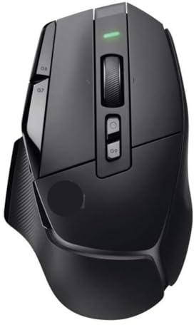 GRwzuPUEG Souris de Jeu Hybride Optique-mécanique Hero Engine G502 X Advanced Edition, Compatible avec (G)(blackX Wireless 6185)