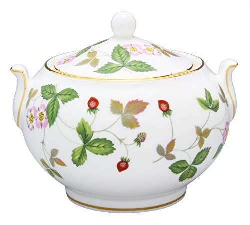 Wedgwood Wild Strawberry Sugar Bowl 7 centimetri