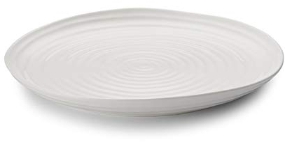Portmeirion Sophie Conran White Round Platter (White)