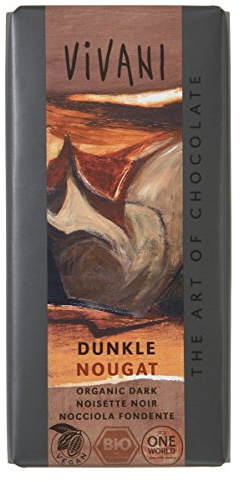 Vivani Organic Dark Nougat Chocolate 10 Bars