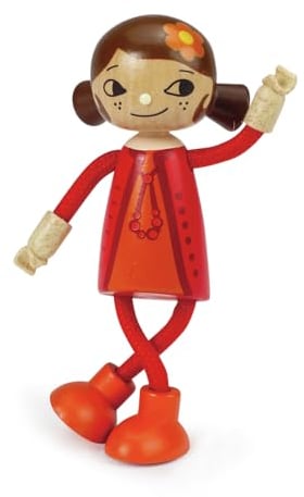 Hape E3506 - Biegepuppe Mama, Spielpuppe