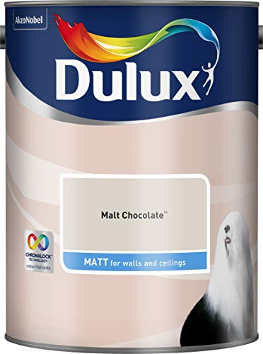 Dulux 500006 DU Matt Paint, 5 L - Malt Chocolate