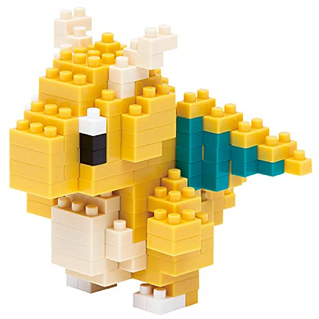nanoblock NBPM011 Pokemon Dragonite, Colourful