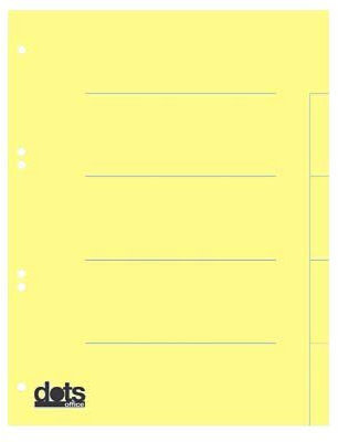 dots 844205-4032-03 Karton-Reg,blanko,5-tlg,vf,gb