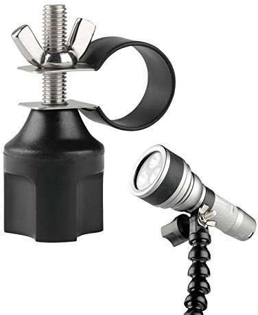 Mares Erwachsene Torch Adapter Für Taschenlampe, Schwarz, S