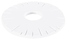 Zak Designs 1313 – 900 Ananas Untersetzer Melamin weiß 15 cm